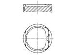 MAHLE Kolben 021pi00117000 für Opel RENAULT