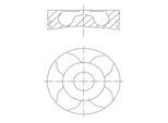 MAHLE Kolben 0123100 für Opel GMC