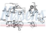 NISSENS Kühler, Abgasrückführung 989285 für Ford