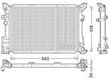 DENSO Kühler, Motorkühlung drm17054 für Mercedes