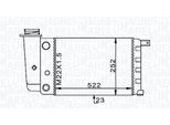 MAGNETI MARELLI Kühler, Motorkühlung 350213101000 für ALFAROME/Fiat/LANCI