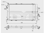 TYC Kühler, Motorkühlung 7250028r für Opel