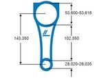IPSA Pleuel co007800 für BMW