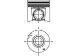 KOLBENSCHMIDT Kolben 40285600 für Fiat