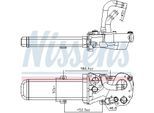 NISSENS Kühler, Abgasrückführung 989412 für VW