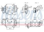 NISSENS Kühler, Abgasrückführung 989457 für Opel Vaughall