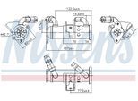 NISSENS Kühler, Abgasrückführung 989473 für LAND ROVER