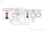 FACET Thermostat, Kühlmittel 77931kk für BMW MINI