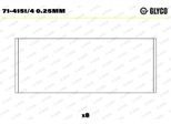 GLYCO Pleuellager 7141514025mm