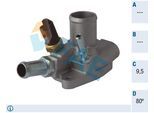 FAE Thermostat, Kühlmittel 5314580 für Fiat