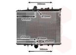 VAN WEZEL Kühler, Motorkühlung 40002217 für Peugeot Citroën/Peugeot