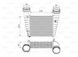 VALEO Ladeluftkühler 817938 für VW Skoda