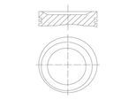 MAHLE Kolben 0117501 für Opel