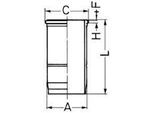 KOLBENSCHMIDT Zylinderlaufbuchse 89593110 144mm für Volvo