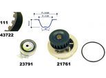 MAPCO Wasserpumpe + Zahnriemensatz 41722 für Opel DAEWOO Vaughall GM