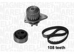 MAGNETI MARELLI Wasserpumpe + Zahnriemensatz 341401950001 für Peugeot Citroën/Peugeot Citroën LAND ROVER