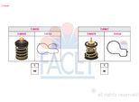 FACET Thermostat, Kühlmittel 77986kk für VW
