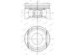 NÜRAL Kolben 8743770000 für NISSAN
