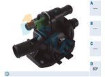 FAE Thermostat, Kühlmittel 5306383 für Ford Volvo Fiat MAZDA Citroën/Peugeot MINI