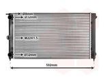 VAN WEZEL Kühler, Motorkühlung 58002011 für VW