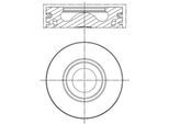 MAHLE Kolben 013pi00136000 für Peugeot Ford