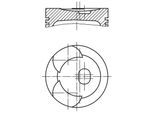 MAHLE Kolben 0024400 für Mercedes