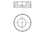MAHLE Kolben 0098601 für Iveco