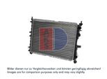 AKS DASIS Kühler, Motorkühlung 080340n für ALFAROME/Fiat/LANCI