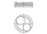 MAHLE Kolben 0112611 für Opel