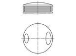 MAHLE Kolben 5030200 für Porsche