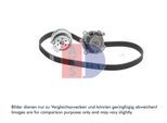 AKS DASIS Wasserpumpe + Zahnriemensatz 570296n für VAG