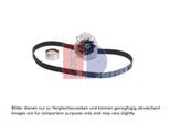 AKS DASIS Wasserpumpe + Zahnriemensatz 570363n für Opel ALFAROME/Fiat/LANCI Ford