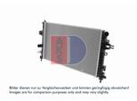 AKS DASIS Kühler, Motorkühlung 150056n für Opel