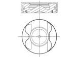 MAHLE Kolben 001pi00106002 für Zylinder 1-3