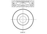 MAHLE Kolben 0160700 für Ford Fiat
