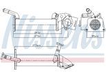 NISSENS Kühler, Abgasrückführung 989401 für Ford