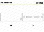 GLYCO Kurbelwellenlager 724810std für Mercedes