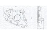 MAGNETI MARELLI Ölpumpe 351516000117 für TOYOTA