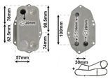 VAN WEZEL Ölkühler, Motoröl 06003571 für BMW