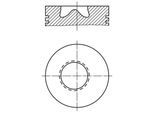 MAHLE Kolben 0030220 für Mercedes