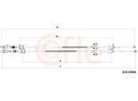 COFLE Seilzug, Schaltgetriebe 2cbiv001 für Iveco