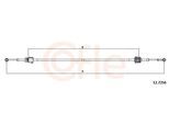 COFLE Seilzug, Schaltgetriebe 127256 für Fiat