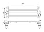 VALEO Ladeluftkühler 818340 für LAND ROVER