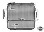 VAN WEZEL Kühler, Motorkühlung 58002088 für VW