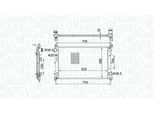 MAGNETI MARELLI Kühler, Motorkühlung 350213163100 für Opel ALFAROME/Fiat/LANCI
