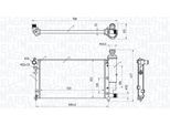 MAGNETI MARELLI Kühler, Motorkühlung 350213181300 für Citroën/Peugeot
