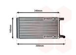 VAN WEZEL Wärmetauscher, Innenraumheizung 30006108 für Mercedes