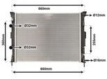 VAN WEZEL Kühler, Motorkühlung 43002308 für RENAULT