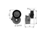 GATES Riemenspanner, Keilrippenriemen Spannrolle, DriveAlign® t38237 für LANCIA Peugeot