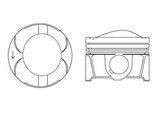 FAI AUTOPARTS Kolben pk26050